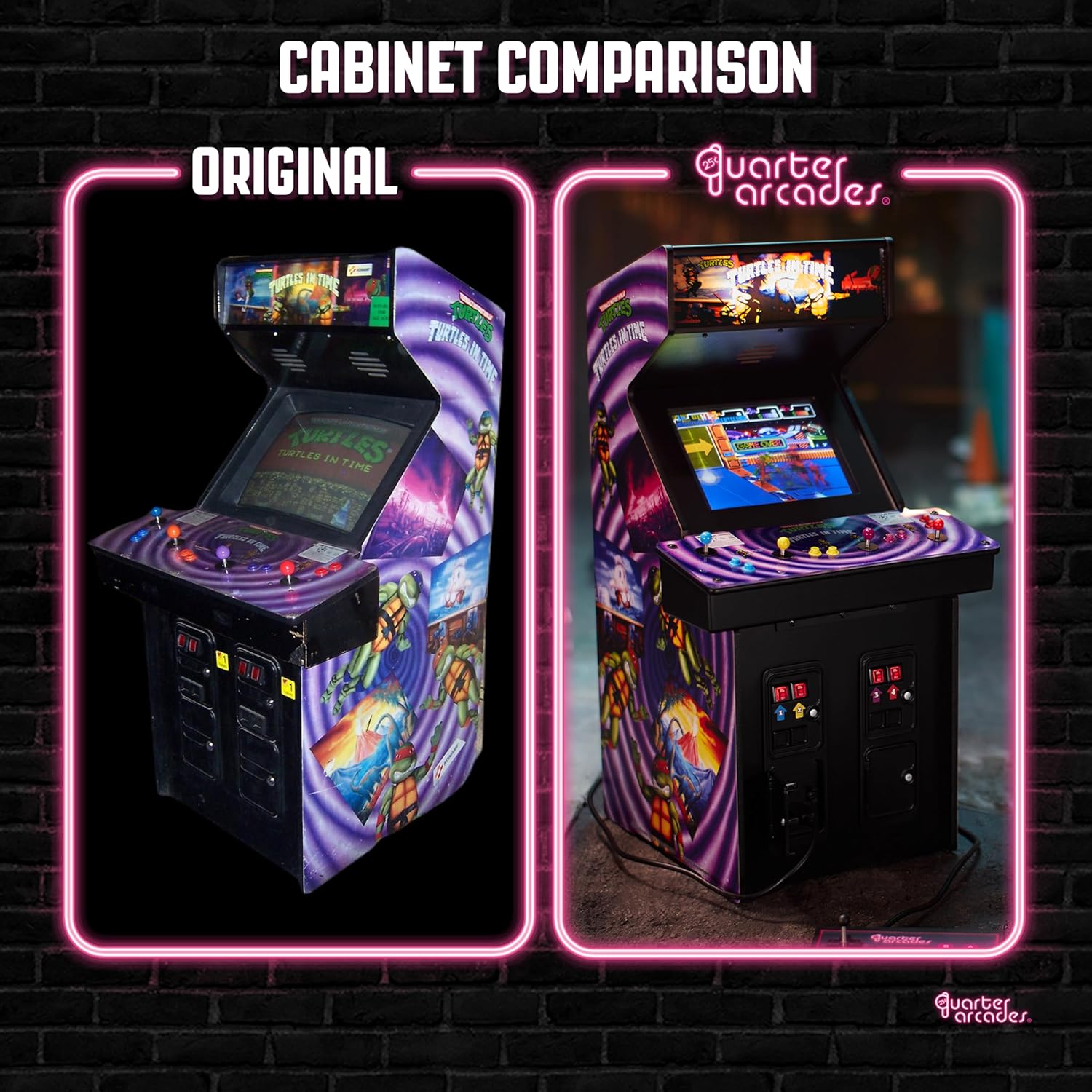 Thumbnail 2 de Numskull Quarter Arcades TMNT Turtles in Time 1/4 Scale Arcade