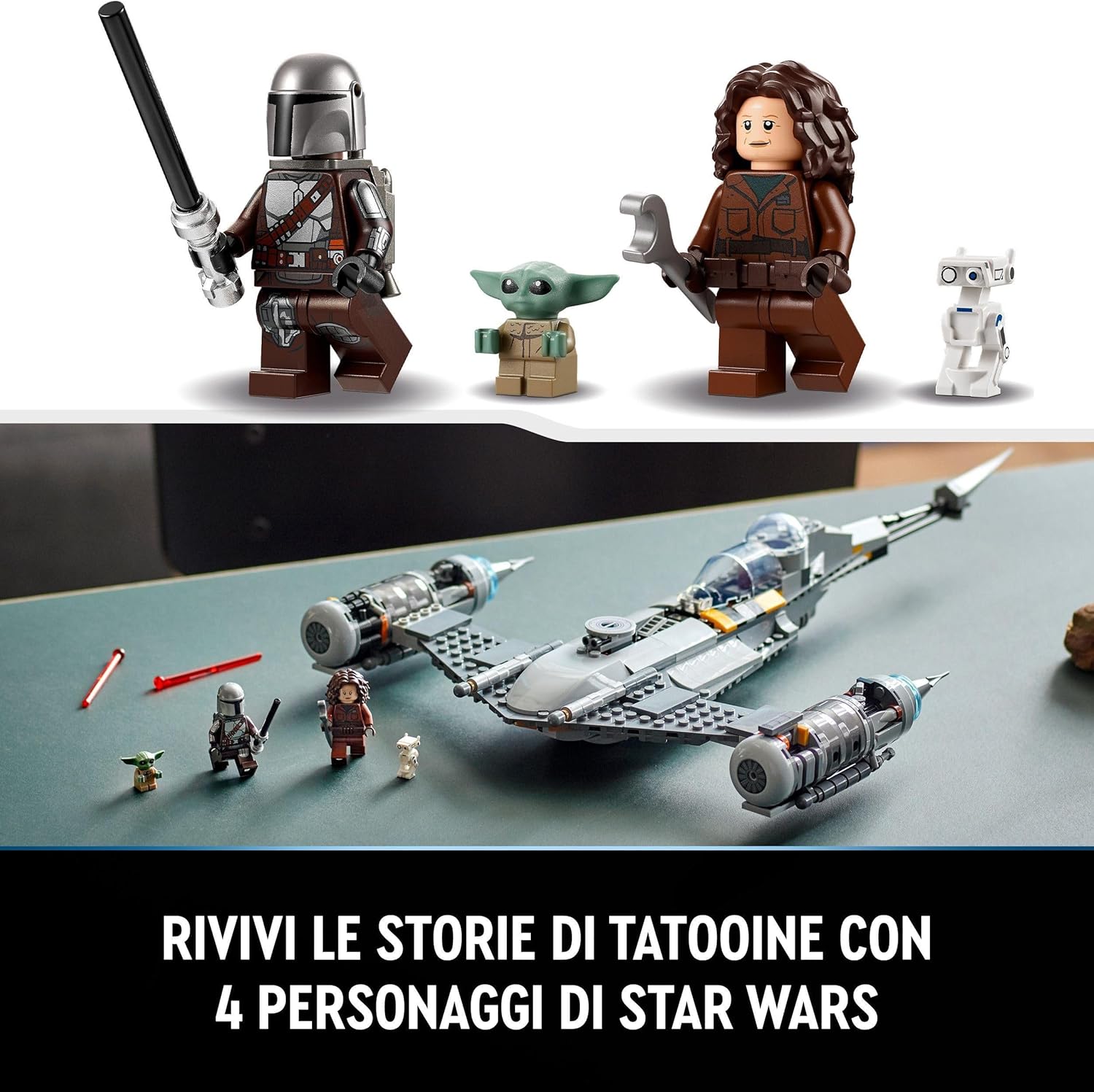 Thumbnail 4 de LEGO Star Wars Starfighter N-1 del Mandaloriano (75325)