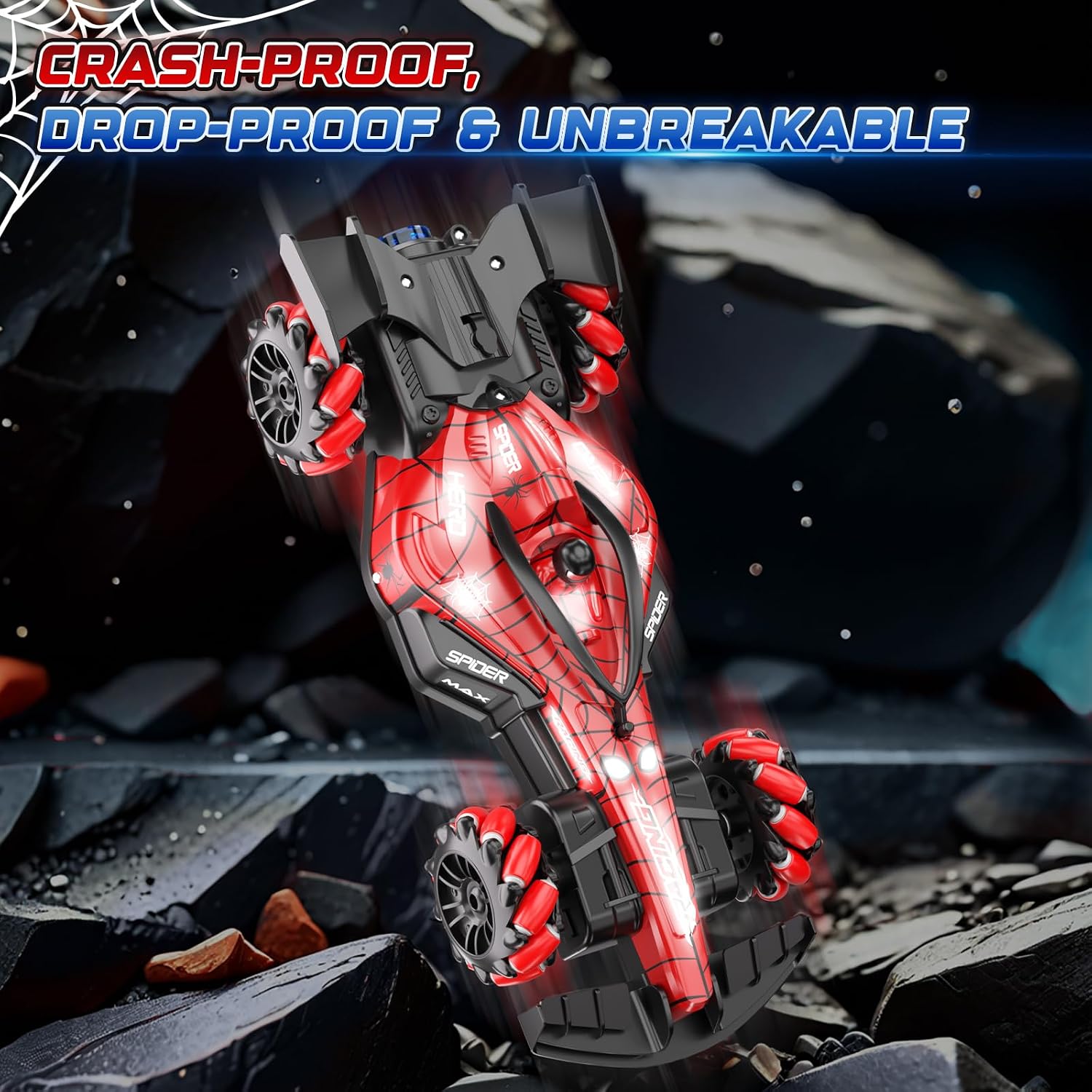 Thumbnail 6 de Spider 1:16 Remote Control Car with 360° spin and spray