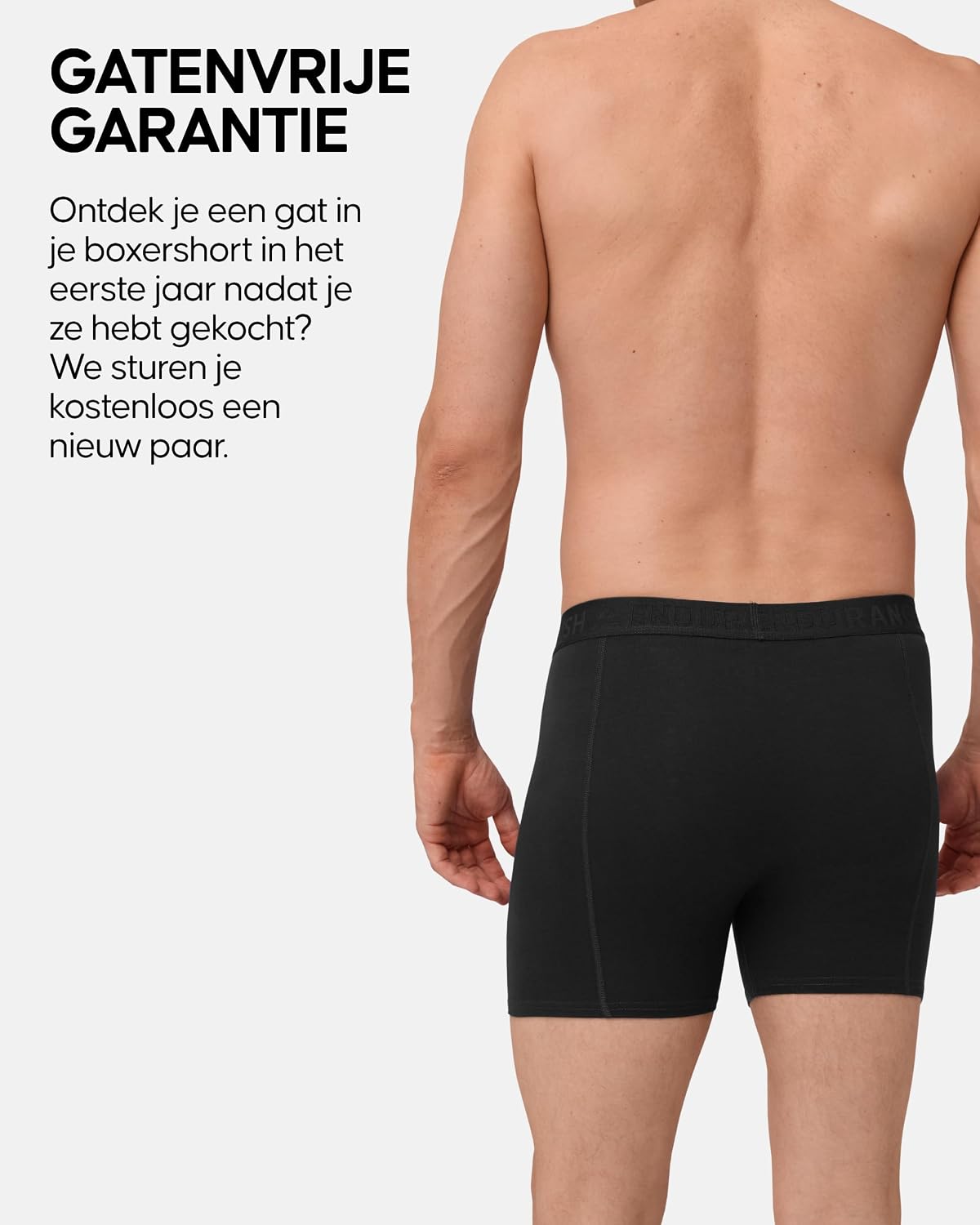 Detalle 2 de DANISH ENDURANCE katoenen boxershorts heren, biologisch katoen, 3- of 6-pack