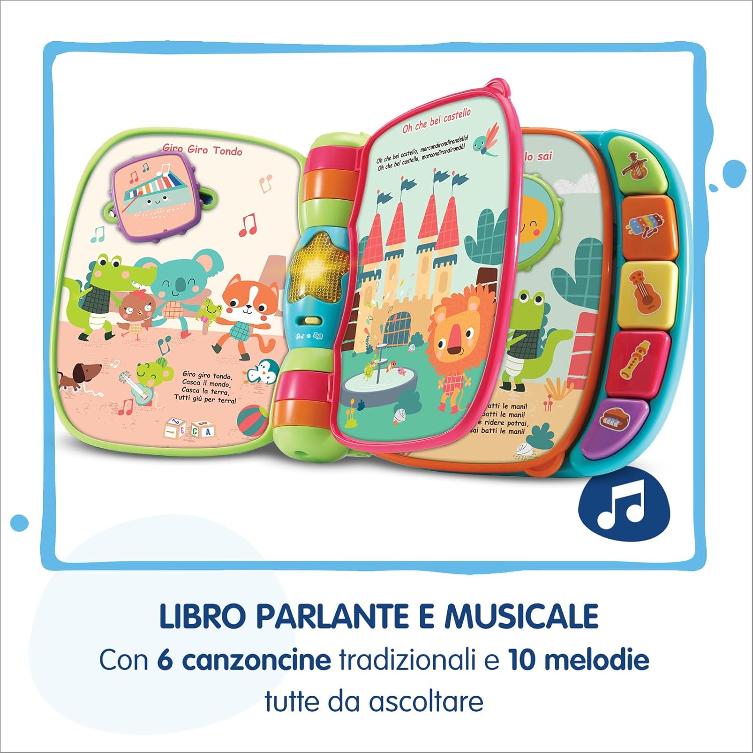Thumbnail 1 de VTech Il Mio Primo Libro Interattivo – Le Mie Tenere Canzoncine: Libro musicale per neonati