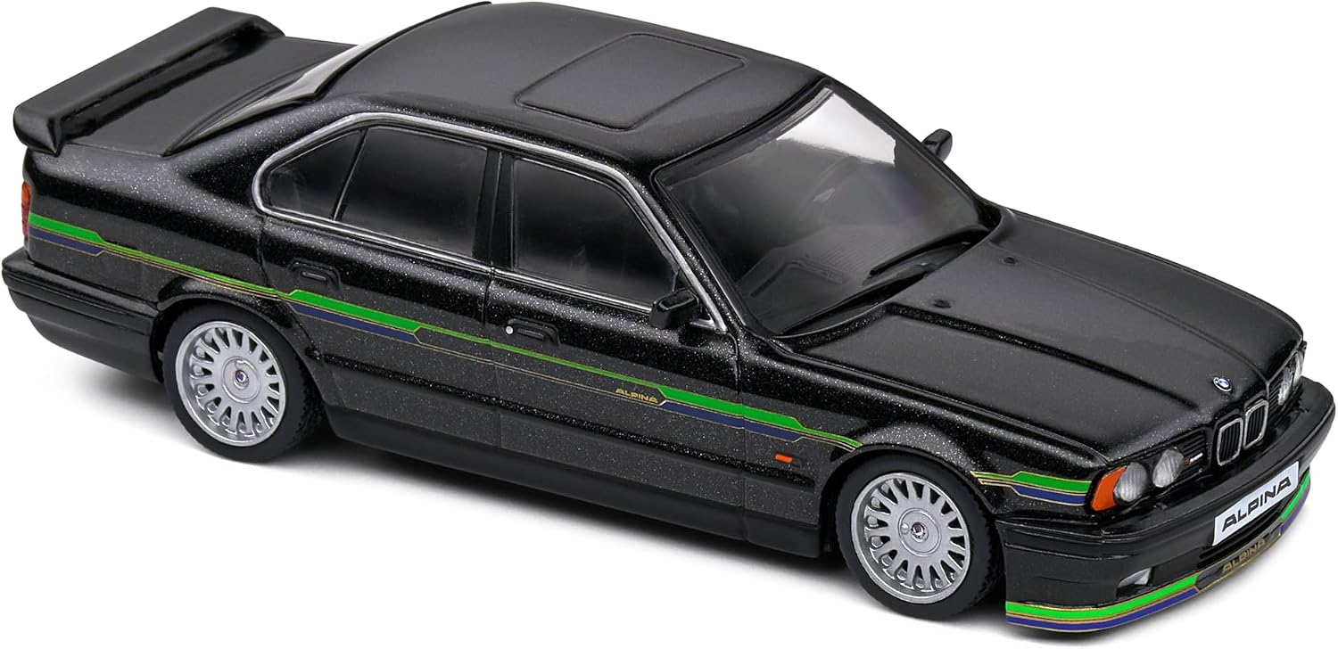 Thumbnail 2 de Solido ALPINA B10 BITURBO 1:43 – czarny metalowy model samochodu z 1994 roku