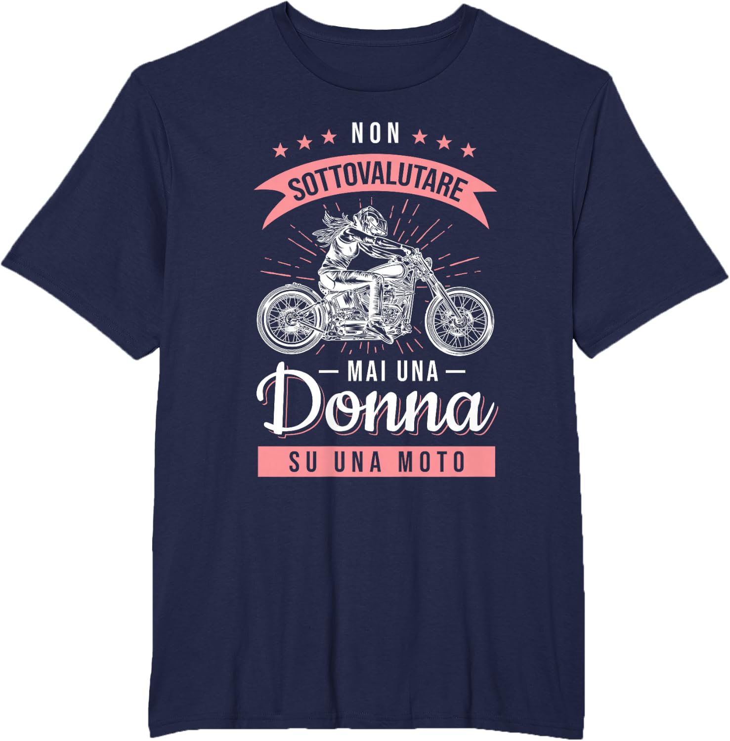 Detalle 2 de Motociclista Maglia Donne Motociclismo Regalo Moto Maglietta