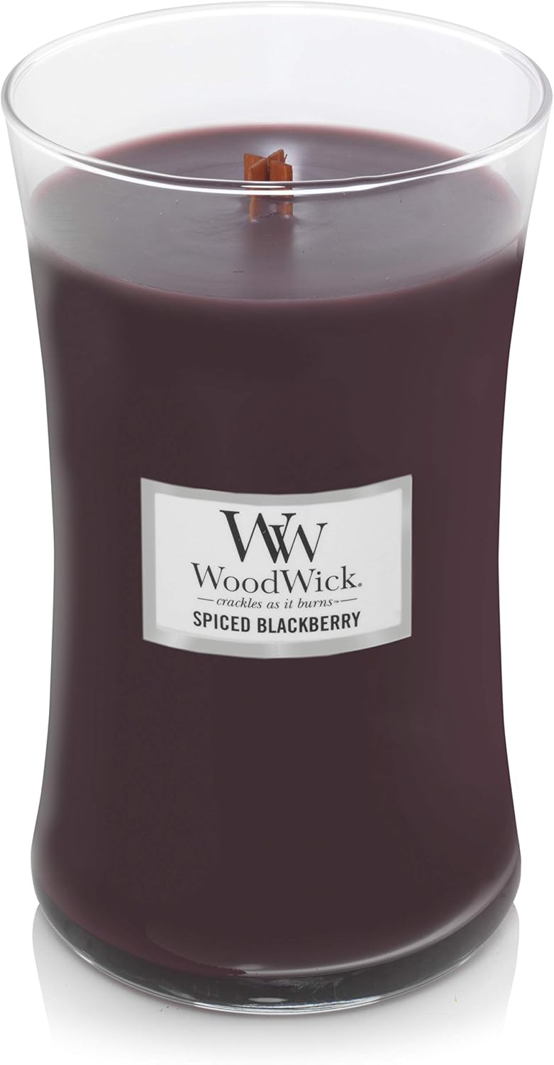 Detalle 2 de WoodWick grande bougie Mûre épicée Pluswick