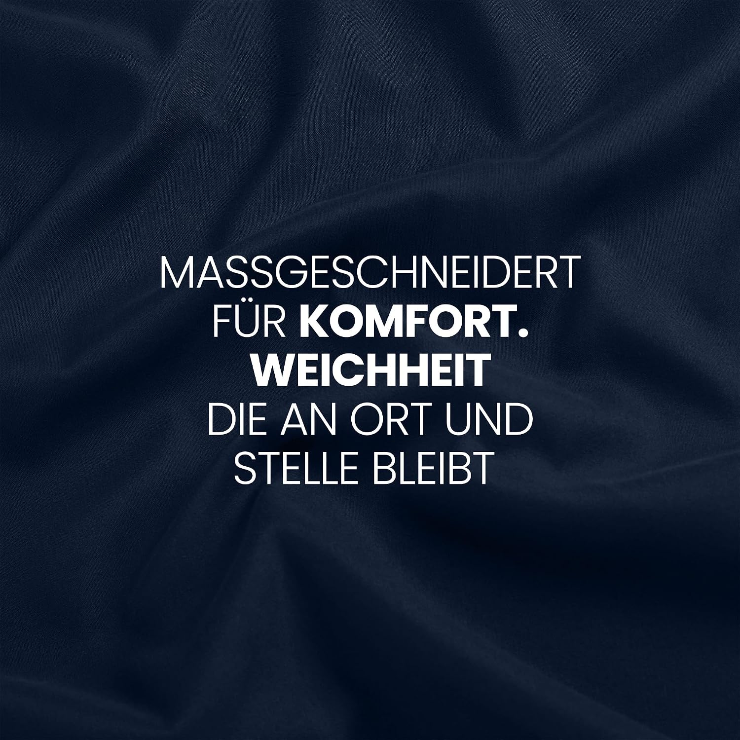 Thumbnail 6 de Utopia Bedding Spannbettlaken 180x200 cm Marineblau (35 cm tiefe Tasche) aus gebürsteter Polyester-Mikrofaser