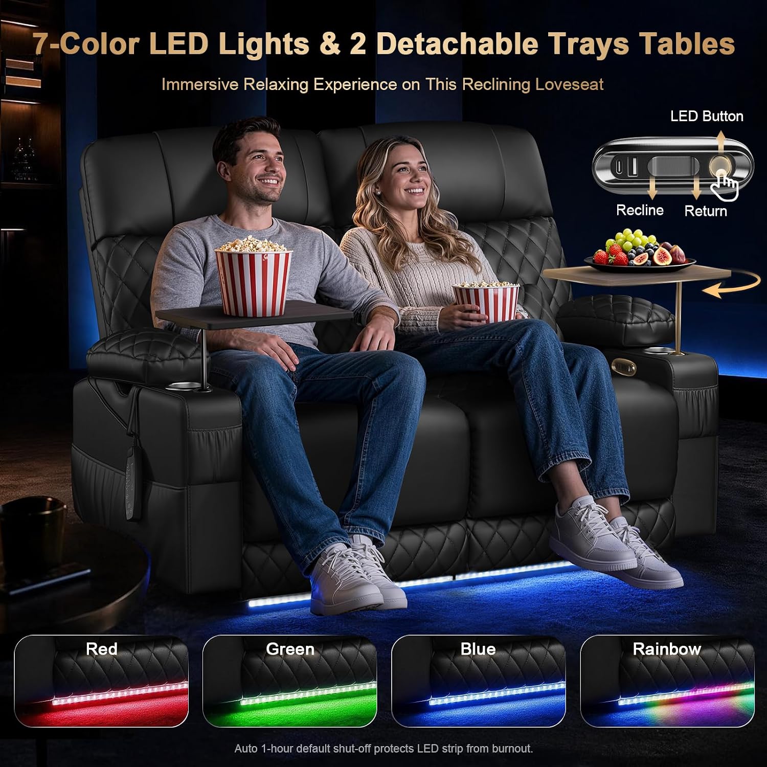 Detalle 2 de Power Reclining Loveseat