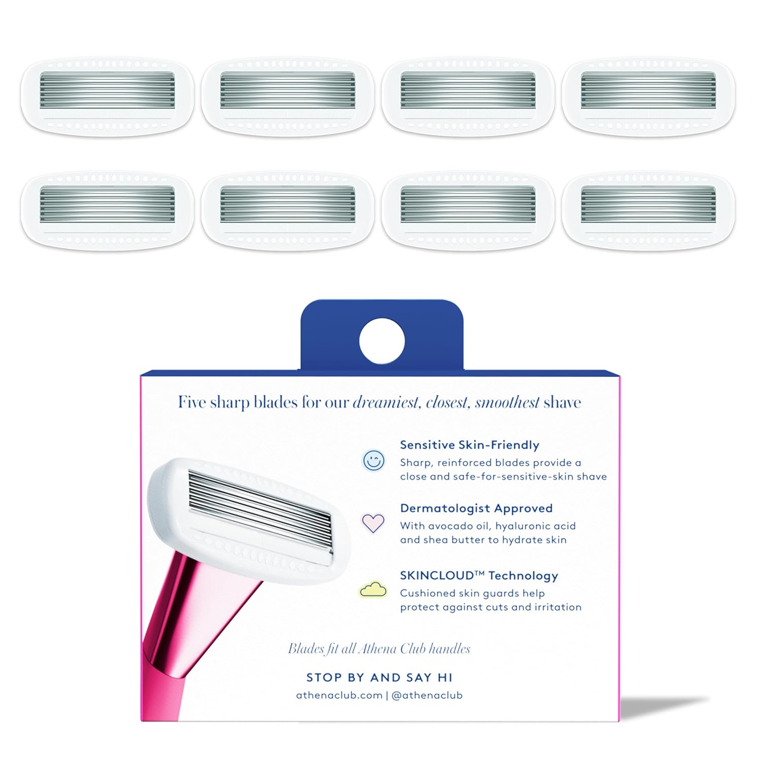 Thumbnail 2 de Athena Club Razor Blade Refills 8-pack 🪒