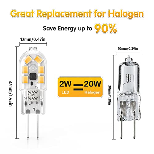 Thumbnail 1 de Cxyemt 2W G4 LED Bulbs 3000K (Pack of 6) – Energy-Saving 12V Capsule Lights