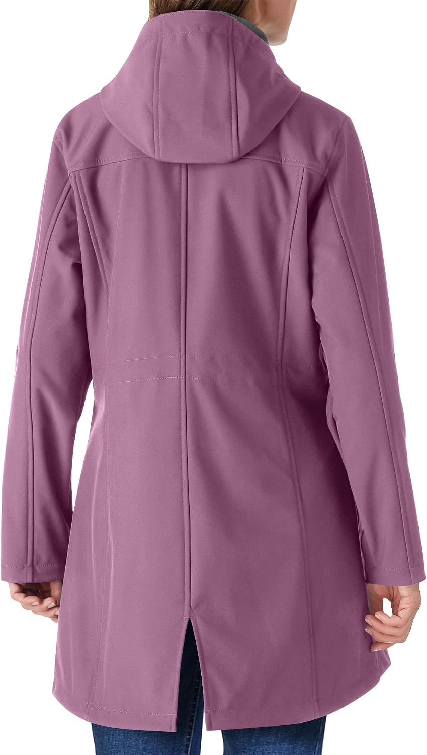 Detalle 2 de Softshell-Regenjacke Damen mit 8000 mm Wasserdicht