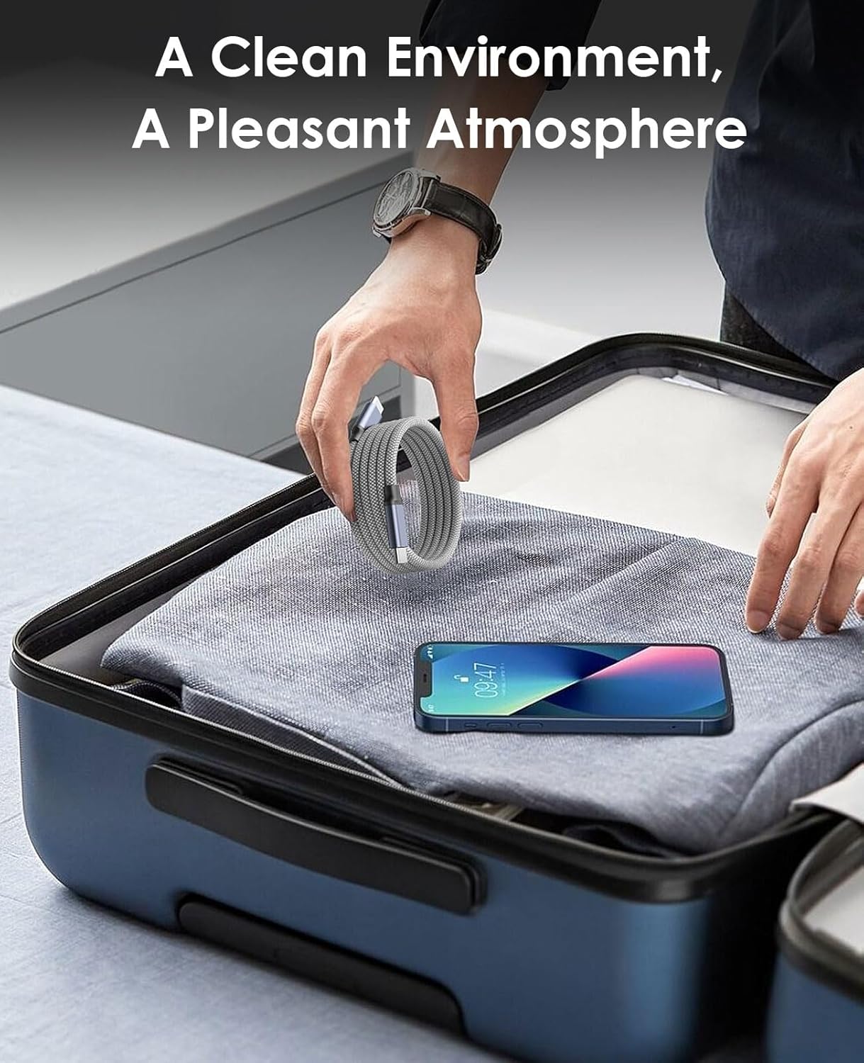 Thumbnail 3 de Magtame Cable USB C Magnético 3.3ft ⚡ Carga Rápida