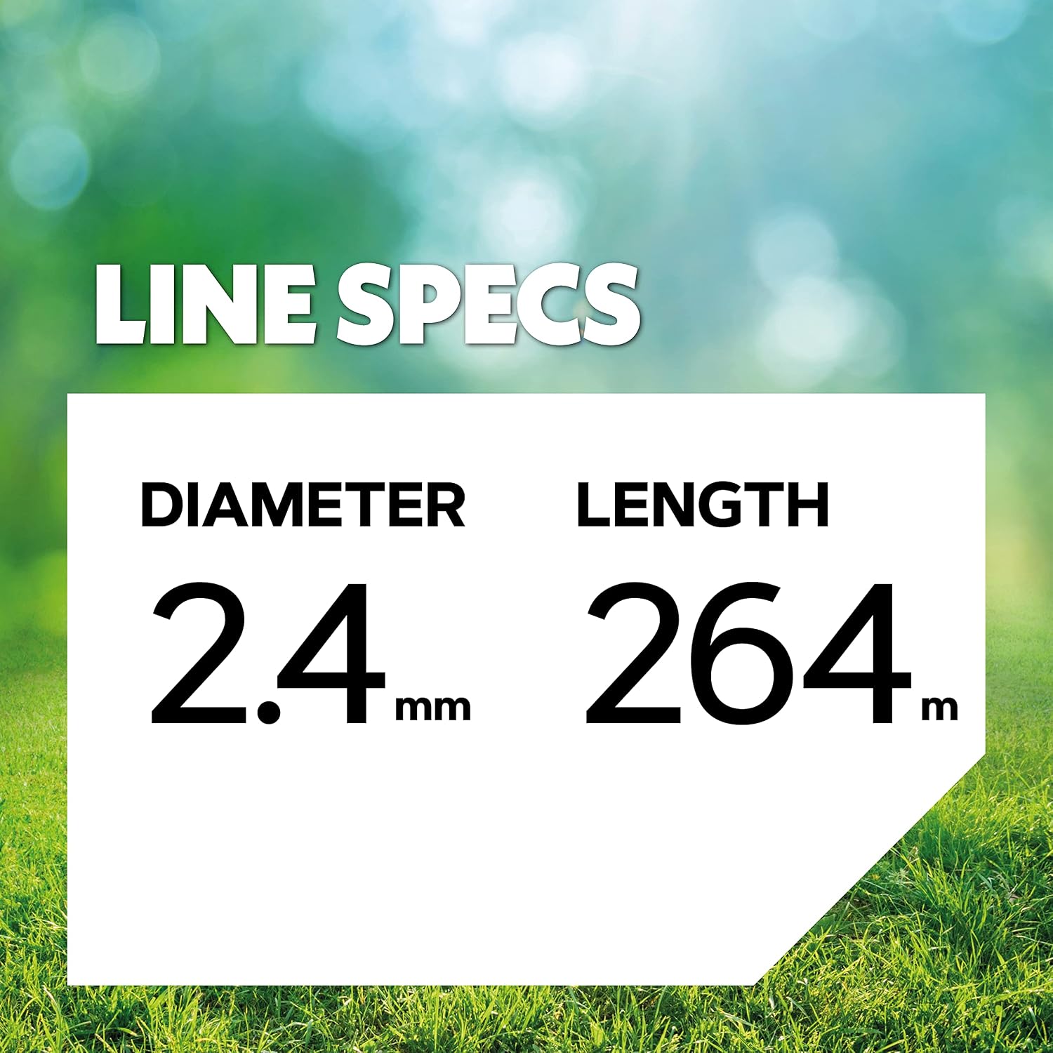Thumbnail 1 de Oregon Yellow Round 2.4mm Strimmer Line (264m) – Heavy Duty Nylon, Universal Fit