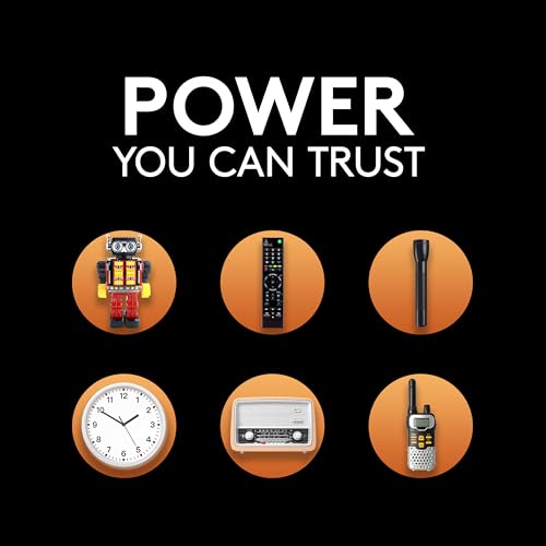 Detalle 1 de Duracell Coppertop D Batteries, 4 Count — Long-Lasting Power with 10-Year Shelf Life