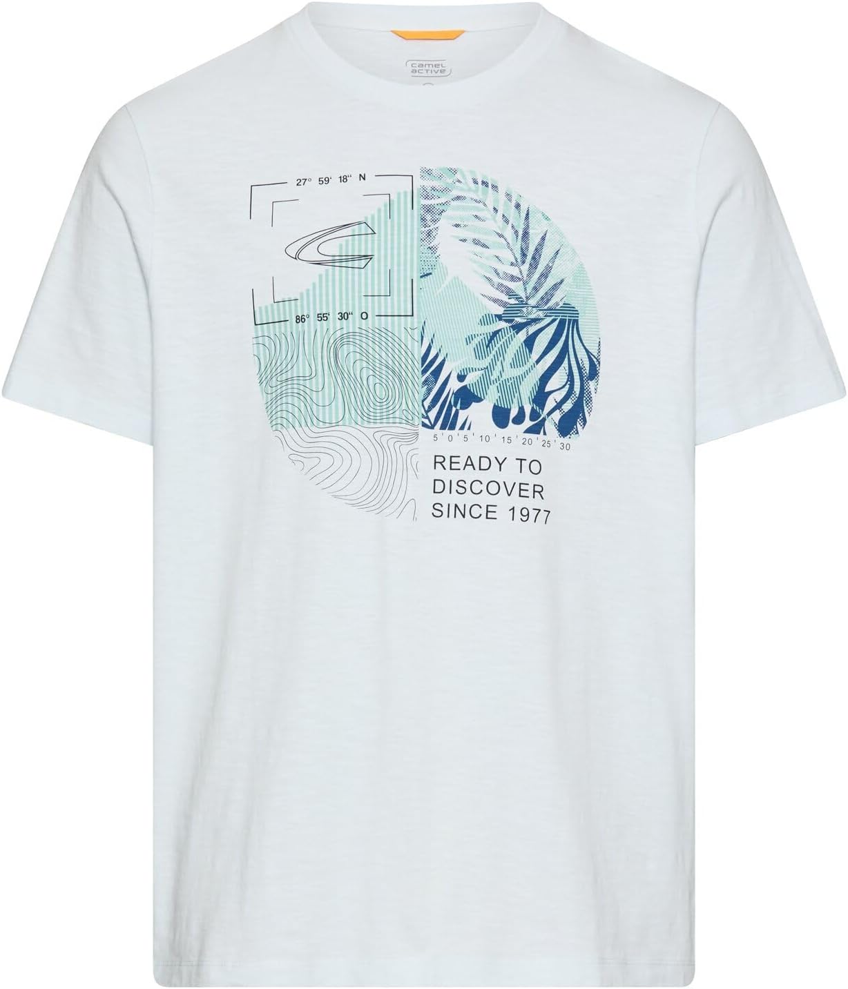 Detalle de Camel Active 409700-7t17 T-Shirt Homme — simplicité et confort pour le quotidien