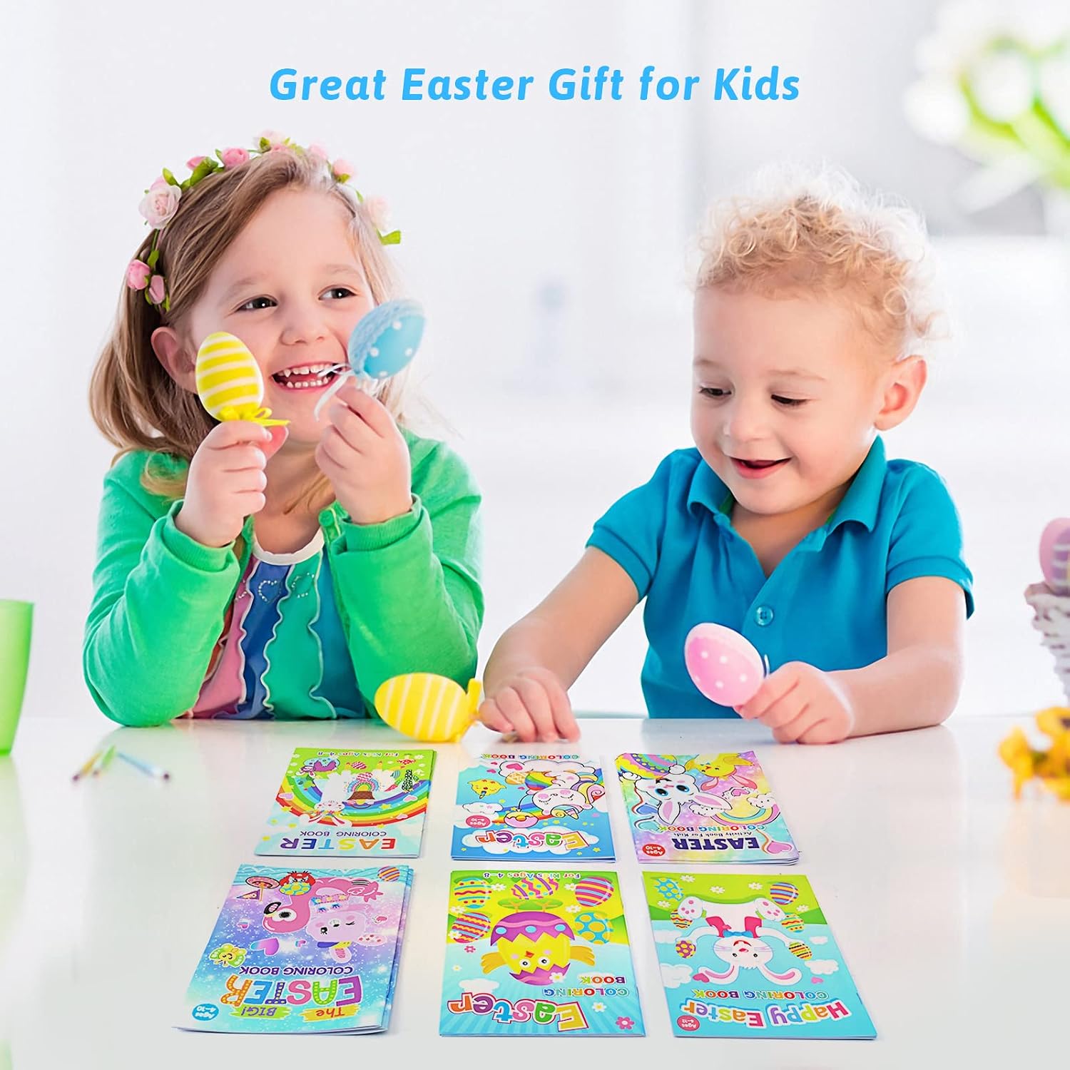 Detalle 2 de 12 Pack Easter Coloring Books 144 Pages 🎨