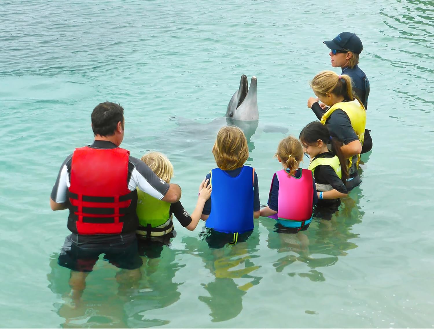 Detalle de OMYAFL Toddler Swim Vest: Buoyancy-Boosting Floatation Jacket for Safe, Fun Pool Time