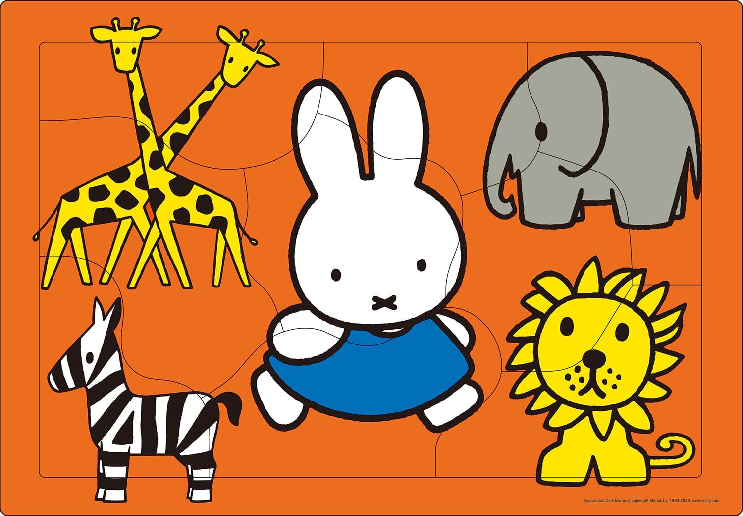 Thumbnail 5 de エポック社 アポロのピクチュアパズル 25-286 ミッフィーとメラニー 12ピース・おかたづけ袋付き
