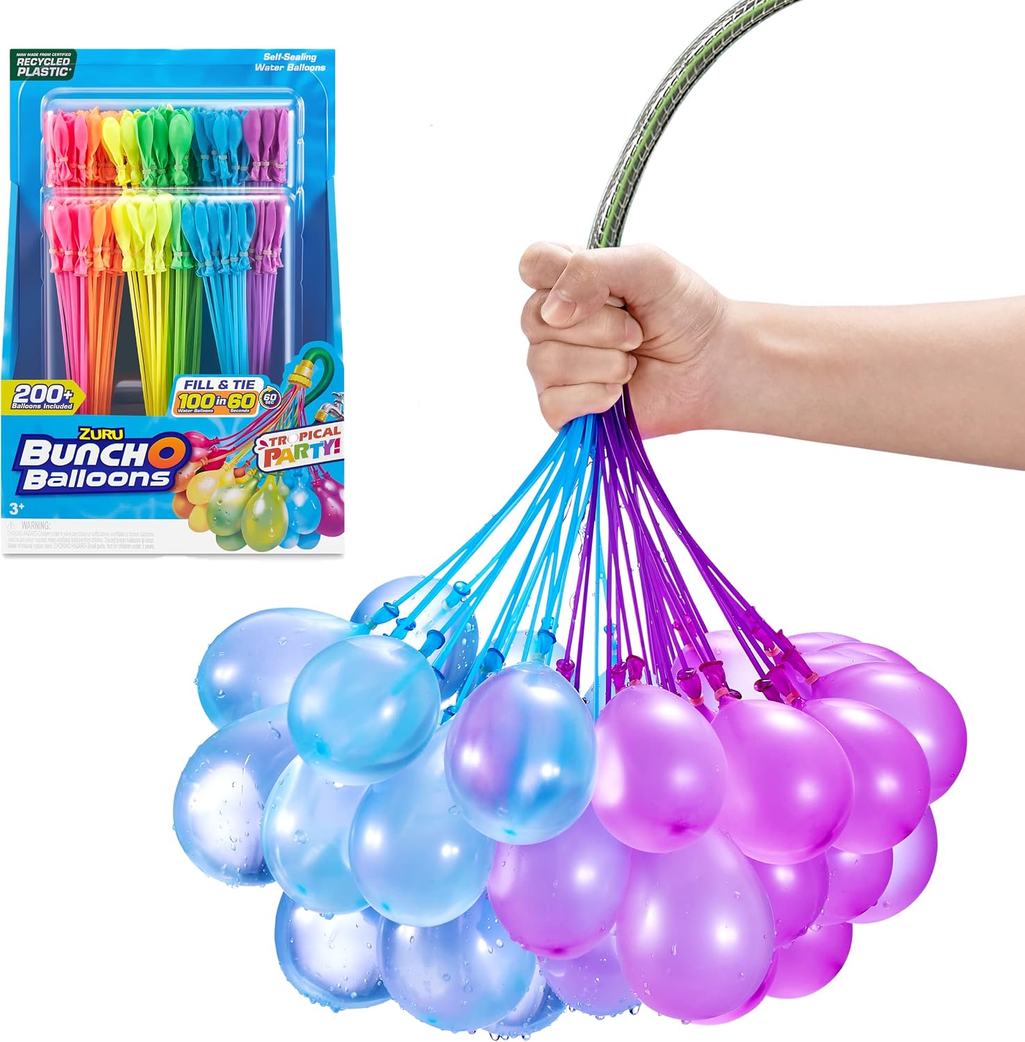 Thumbnail 1 de Bunch O Balloons Fiesta Tropical Water Balloons: Over 200 Auto-Sealing, Quick-Fill Glorious Summer Fun