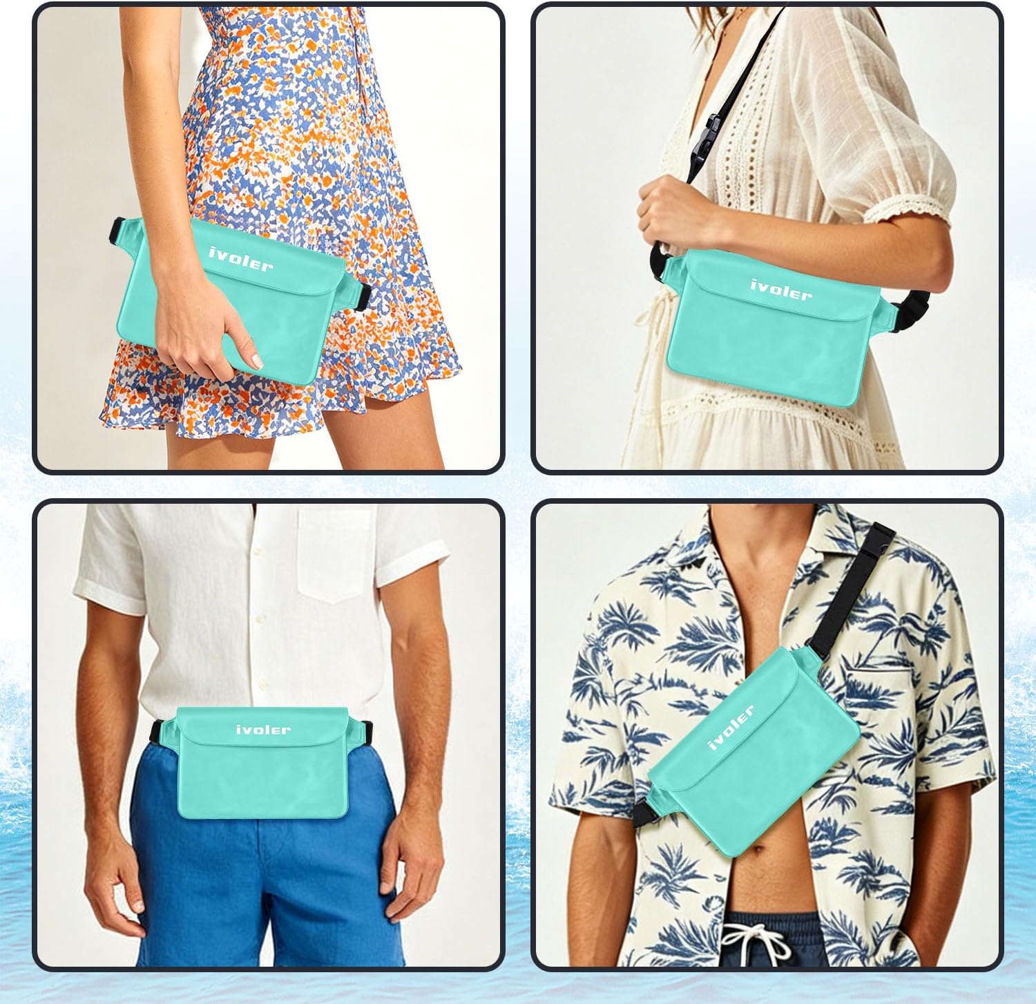 Thumbnail 6 de ivoler Waterproof Pouch Bag 22 x 15.5 cm