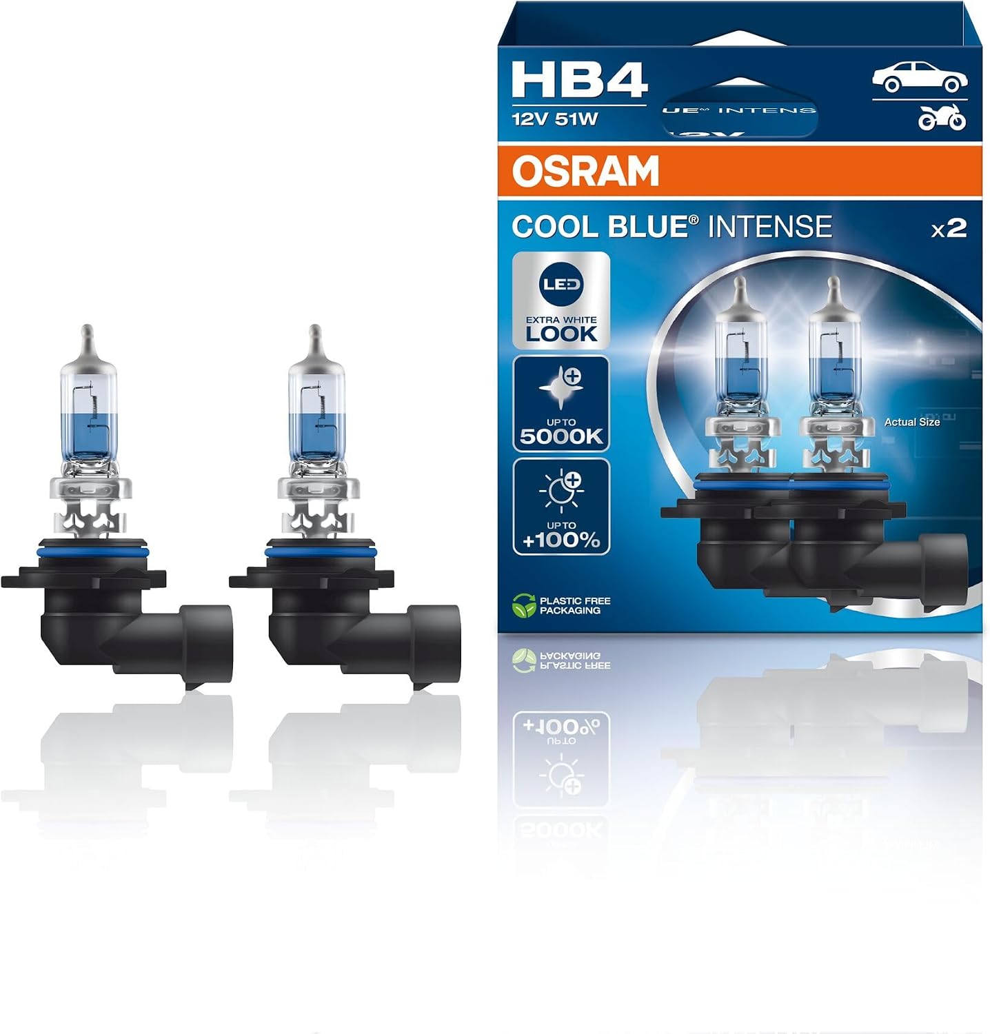 Thumbnail 6 de OSRAM NIGHT BREAKER LASER 9006NL HB4 halogenlampa, 12 V, 51 W