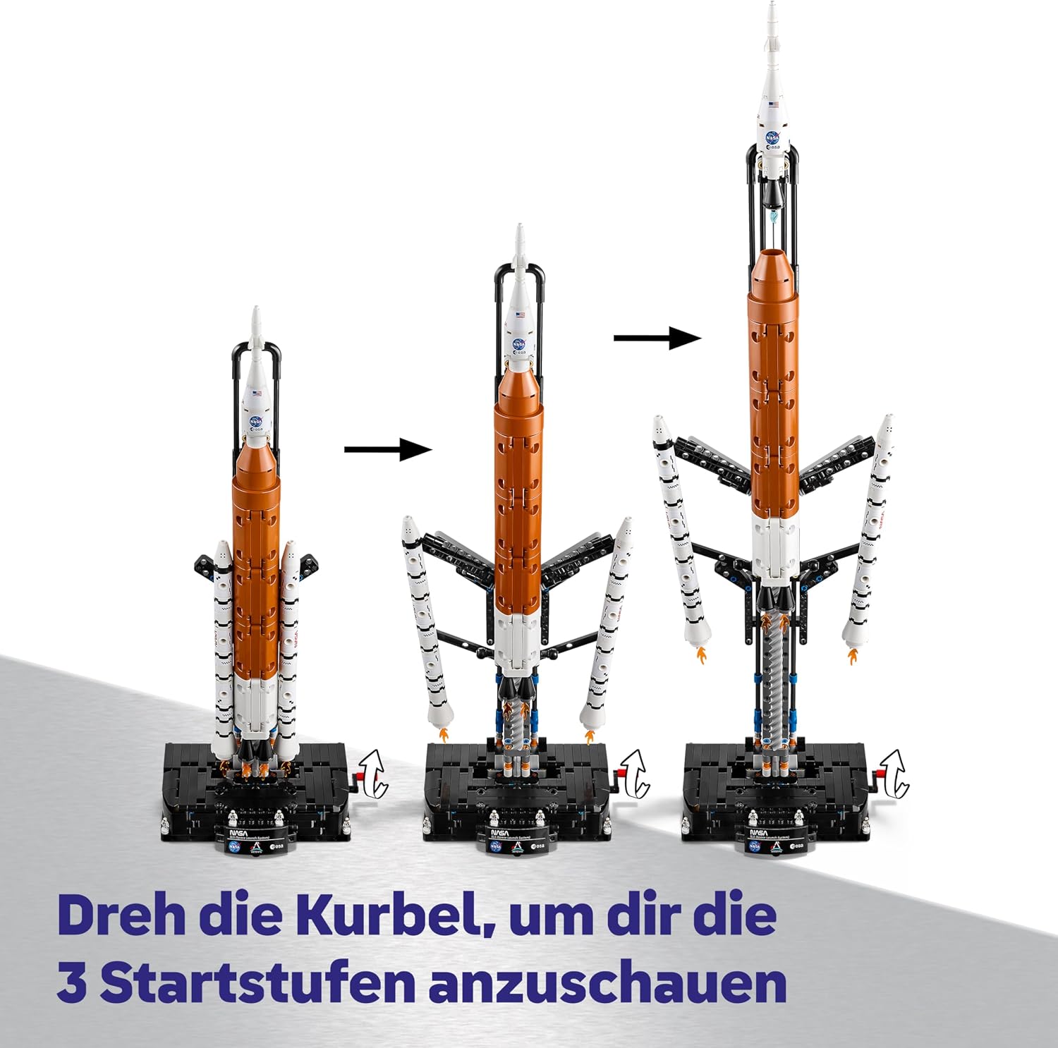 Detalle de LEGO 42221 Artemis SLS Rakete 🚀