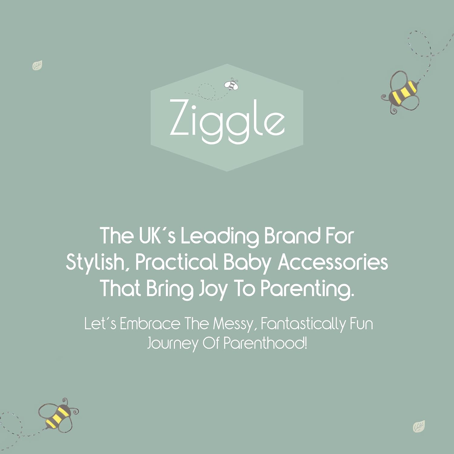 Thumbnail 6 de Ziggle Bandana Dribble Bibs: Cotton Front, Adjustable Fit for Newborn to 24 Months
