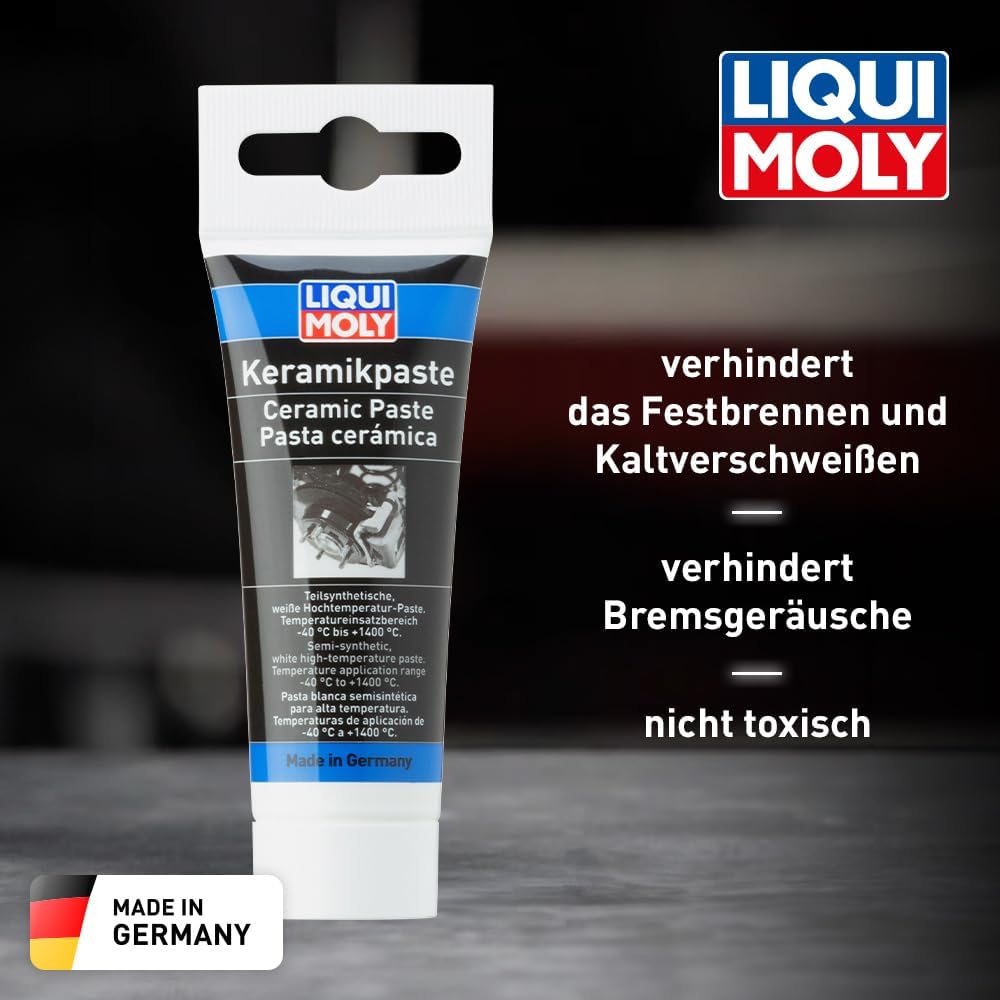 Detalle de LIQUI MOLY Keramikpaste 50 g – Hochtemperaturpaste, farblos, Art.-Nr. 3418