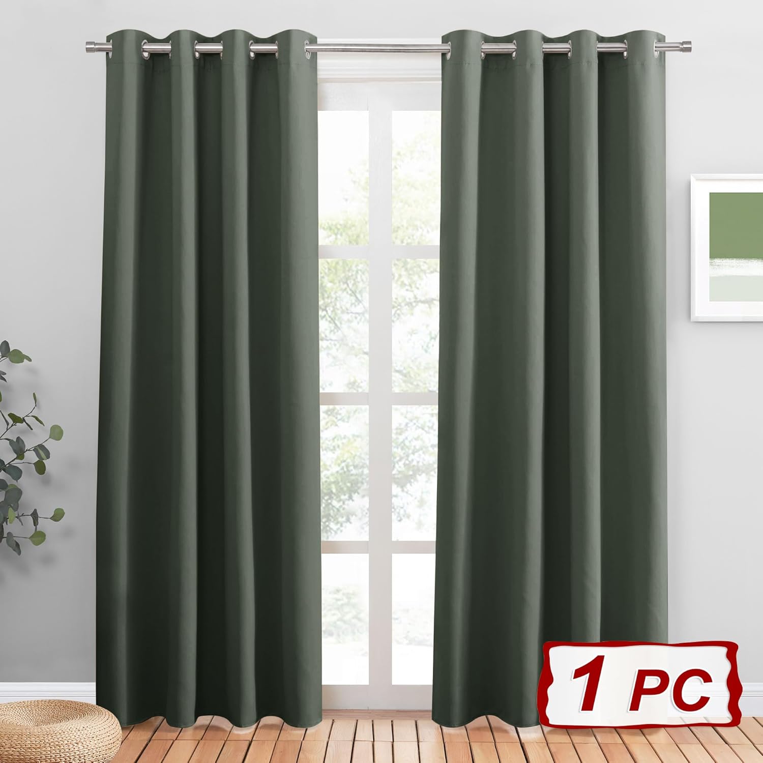 Detalle 2 de Pony Dance thermal blackout door curtain