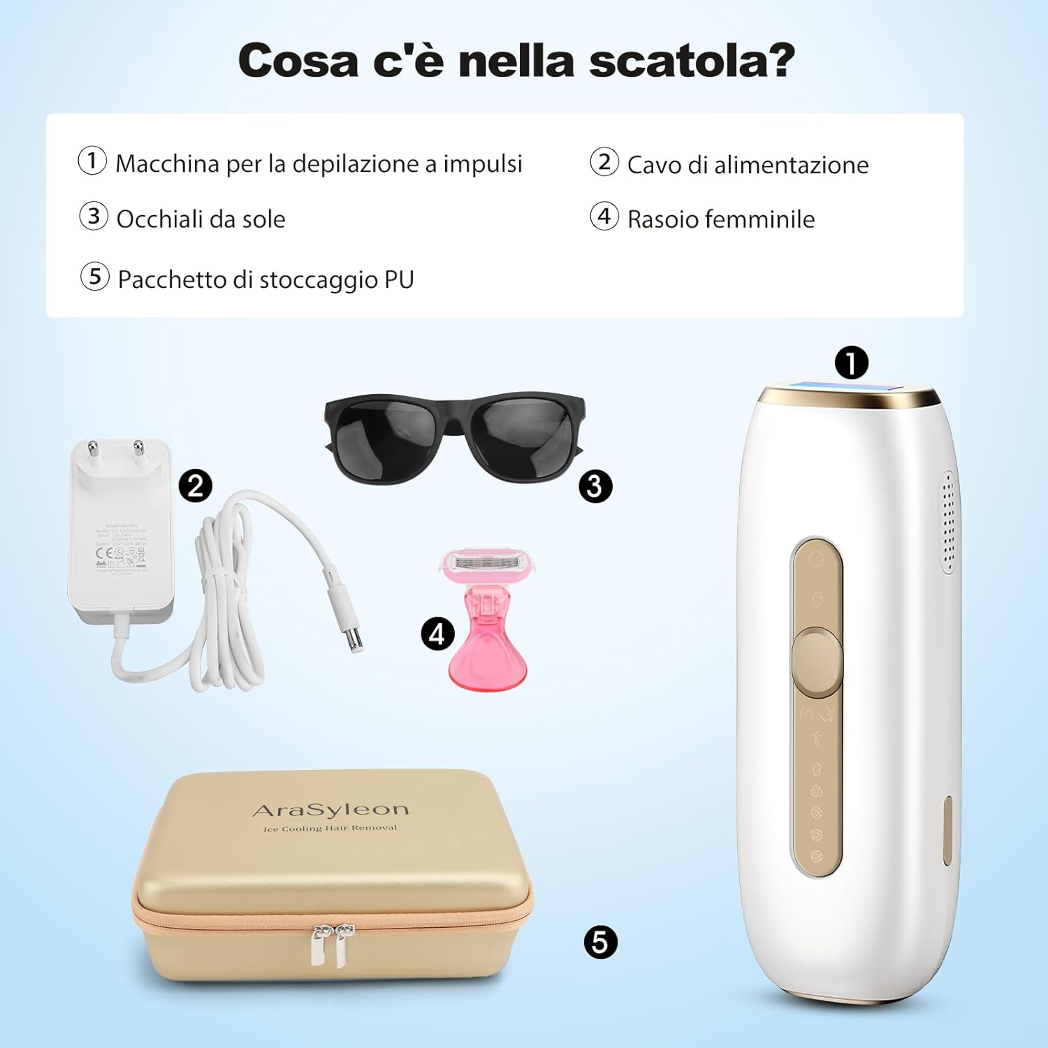 Thumbnail 6 de IPL epilatore luce pulsata 1200nm