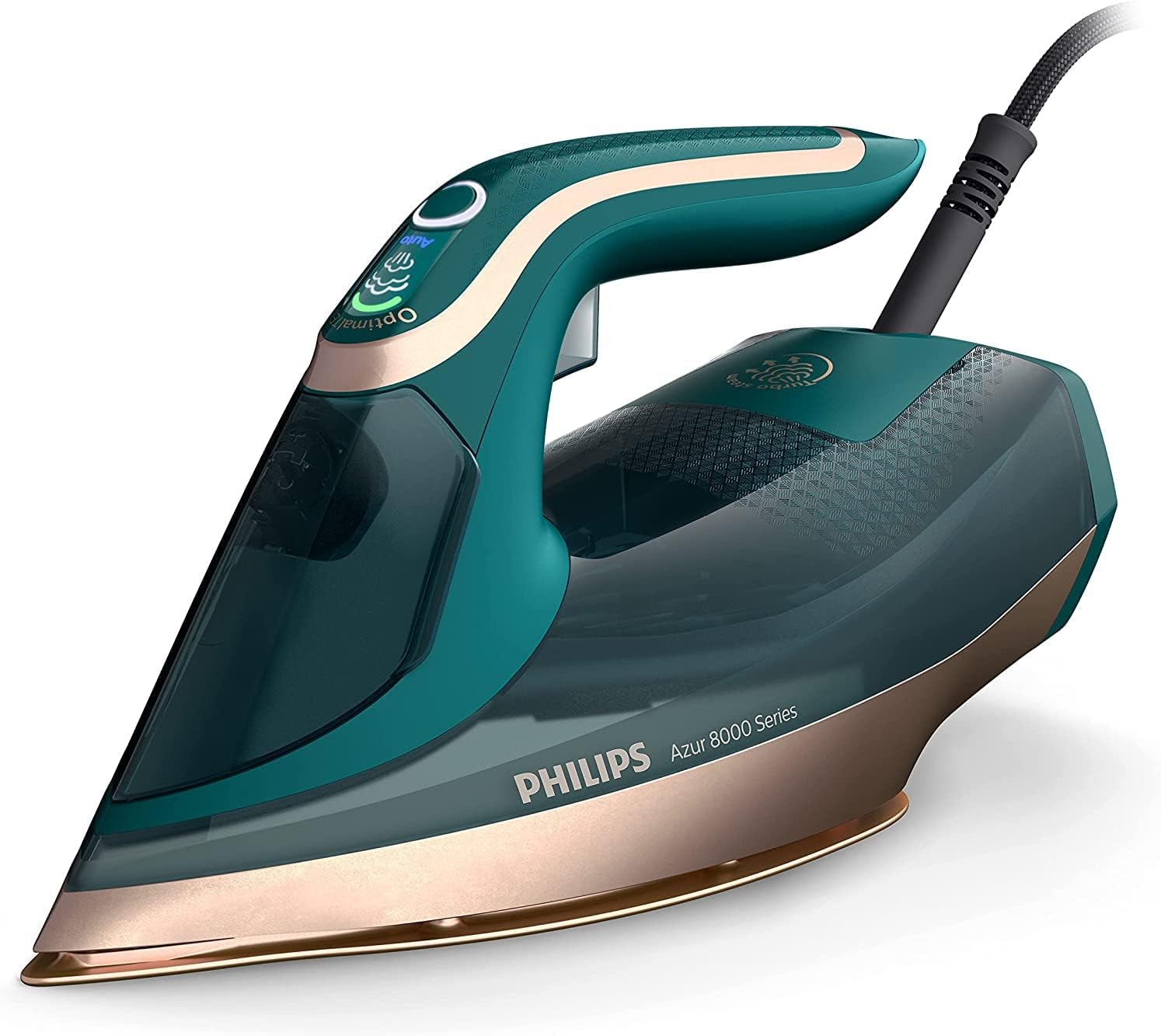 Detalle de Philips Azur 8000 Serie Dampfbügeleisen DST8030/70 – OptimalTEMP, 3000 W, 70 g/min Dauerdampf