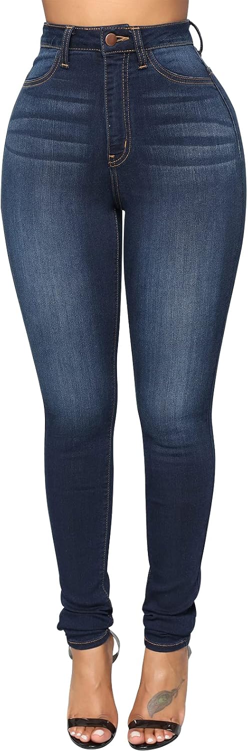 Thumbnail 1 de KUNMI Classic High Waisted Skinny Jeans 1️⃣0️⃣