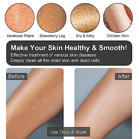 Detalle de Yiclick Koreanische Peeling-Handschuhe, Peelinghandschuh für Bad – 2er Set aus Visko-Pflanzenfaser, Black