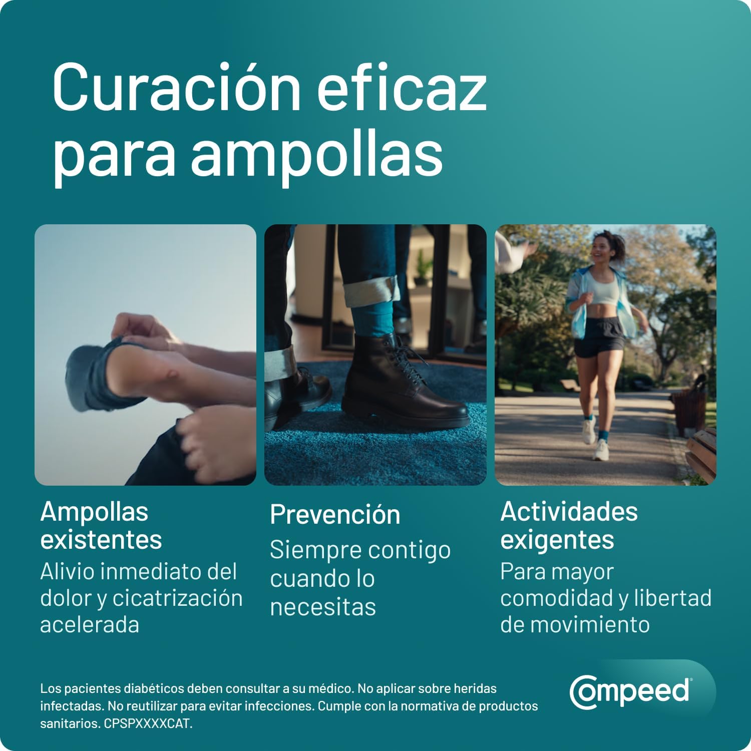 Detalle 2 de COMPEED Ampollas Medianas Pack 10 uds
