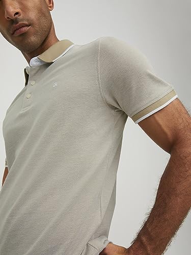 Thumbnail 6 de Jack & Jones Jjepaulos Polo Ss Noos para Hombre, Beige