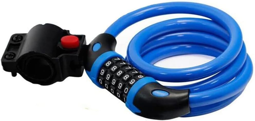 Thumbnail 1 de GoFriend Bicycle Lock with 5-Digit Combination Coiling Cable (1.2m x 12mm) – High security for outdoors