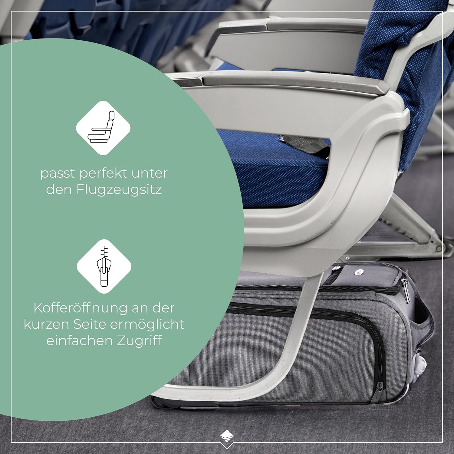 Thumbnail 6 de Travelite Underseat Koffer 43 cm – Leichtes Handgepäck mit Liquids Bag, 28 Liter, 2 Rollen