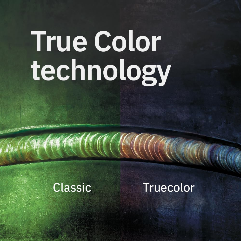 Detalle 2 de GYS Masque de Soudage LCD ERGOTECH+ 3/5-13 G SILVER True Color – Teinte 3/5>13, champ 100x67 mm
