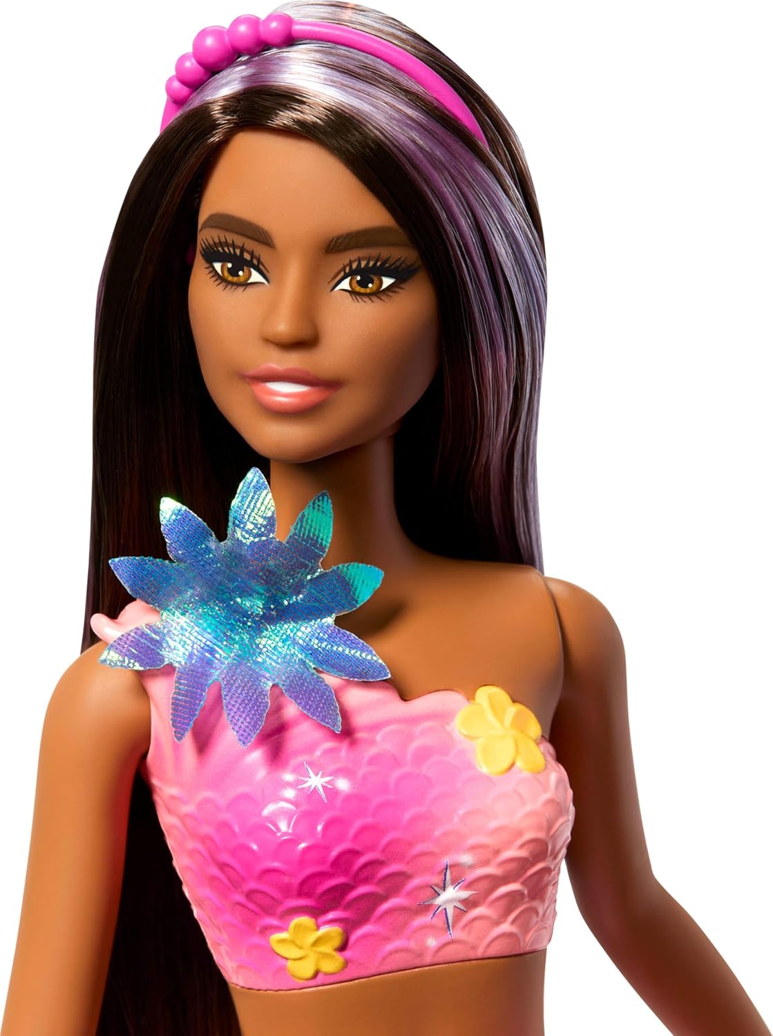 Detalle 1 de Barbie Flower Magic Meerjungfrauenpuppe ab 3