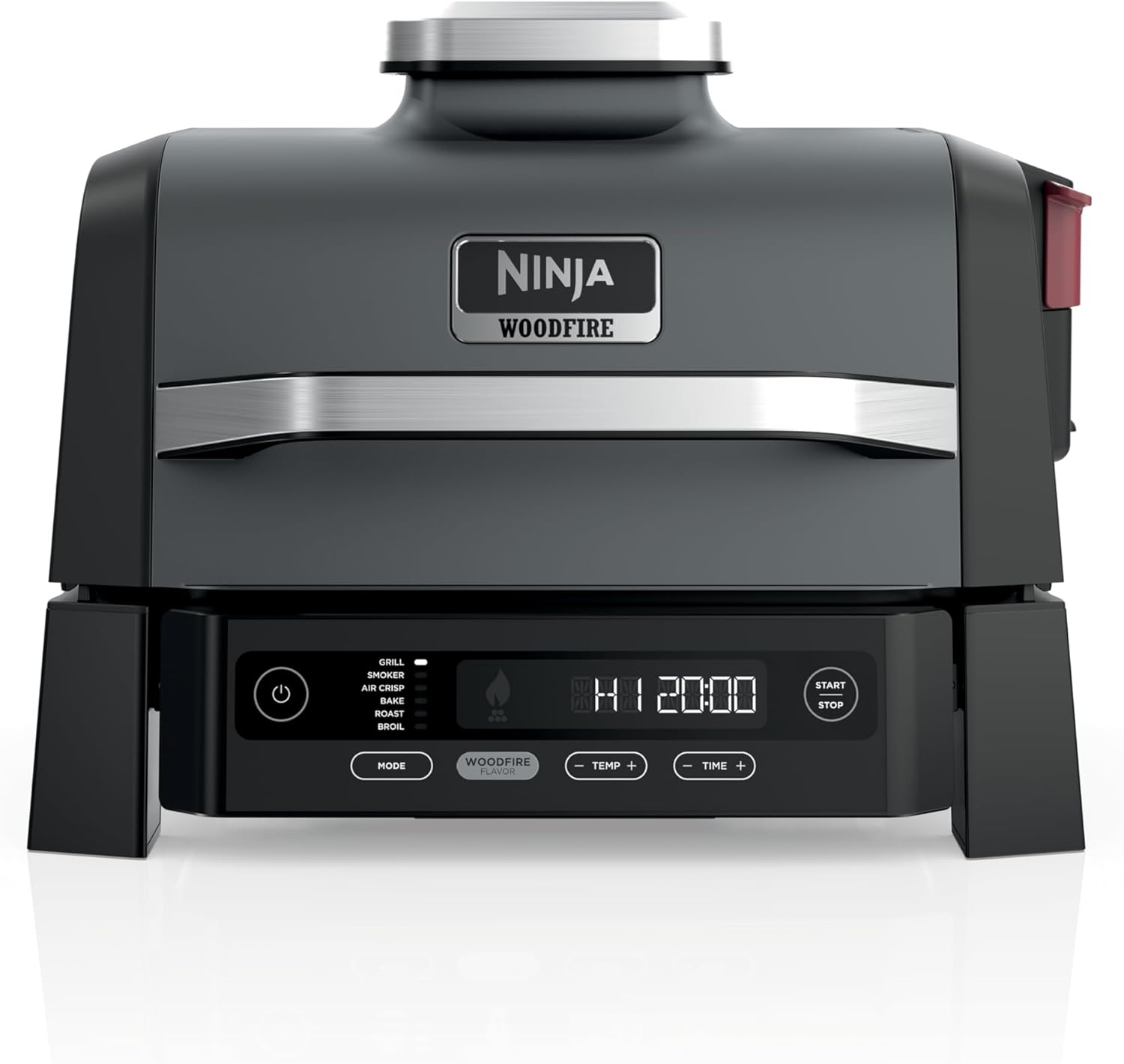 Detalle de Ninja OG321C Woodfire Outdoor Grill & Smoker, 6-in-1 with Air Fry