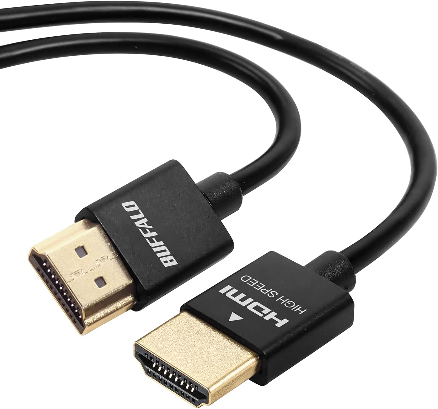 Detalle de バッファロー BSHD3S15BK/N HDMIケーブル 1.5m スリム設計・ARC対応