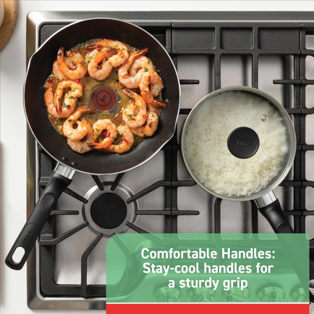 Detalle de T-fal Initiatives 18-Piece Cookware Set 350°F
