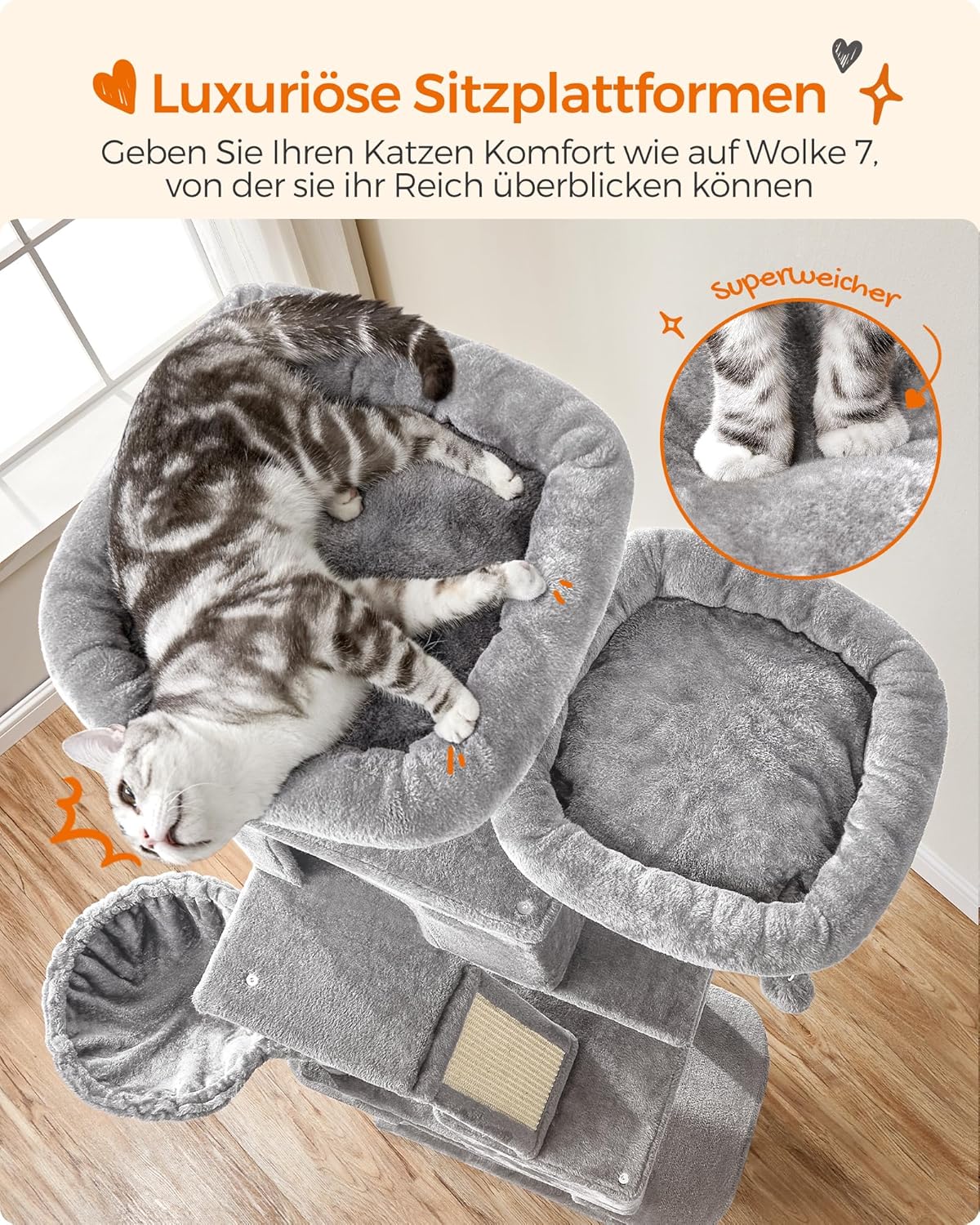 Detalle de Feandrea Kratzbaum PCT190W01 206 cm
