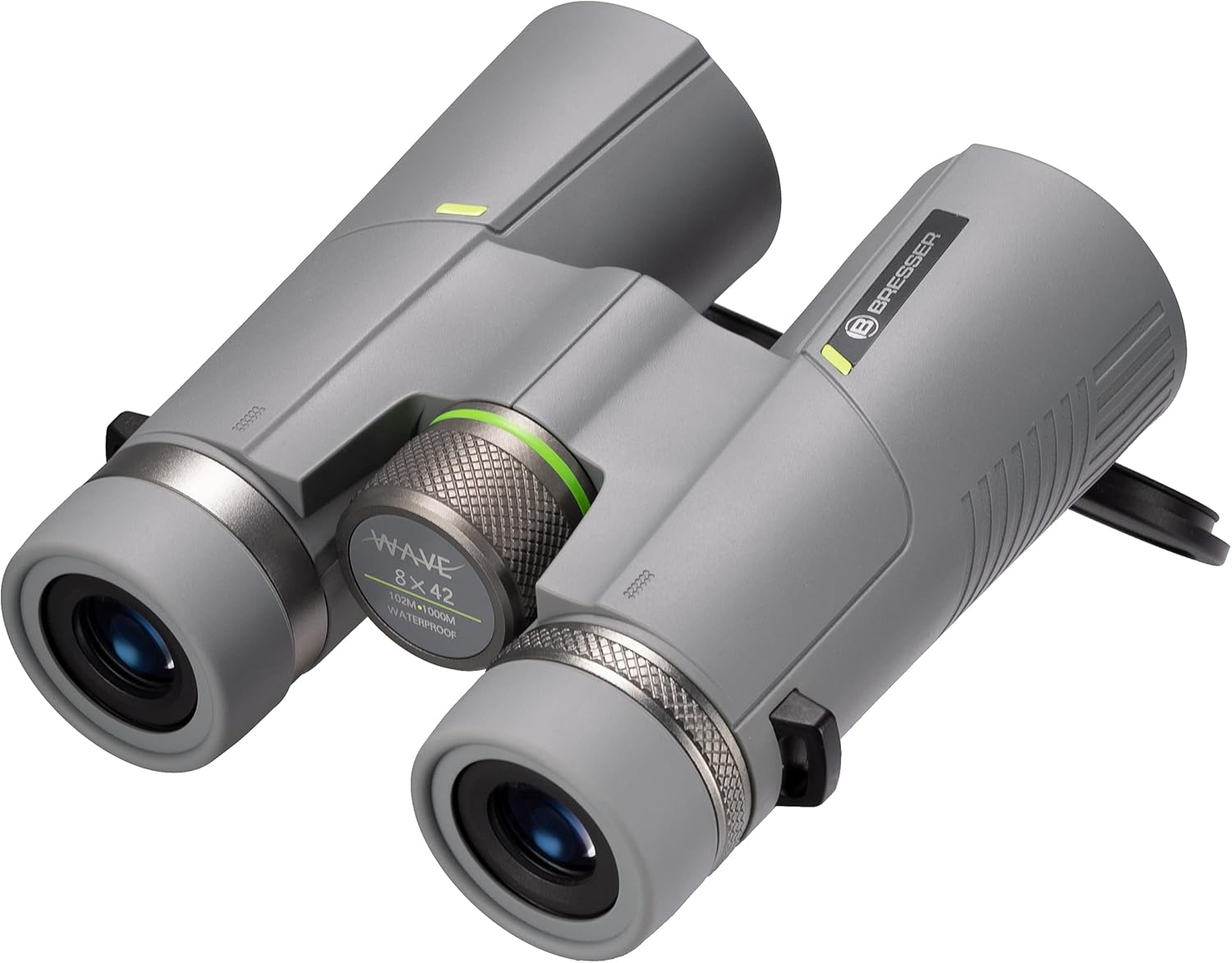 Detalle de Bresser Fernglas 8x42 Wave – wasserdicht, BaK-4-Glas, UR-Vergütung, ideal für Naturbeobachtungen