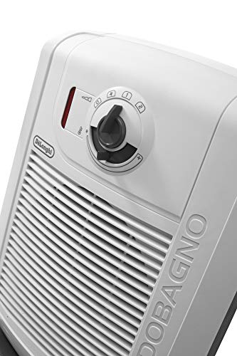 Detalle de De'Longhi HBC 3030 termoventilatore, 2 potenze, ECO-SILENCE e antigoccia