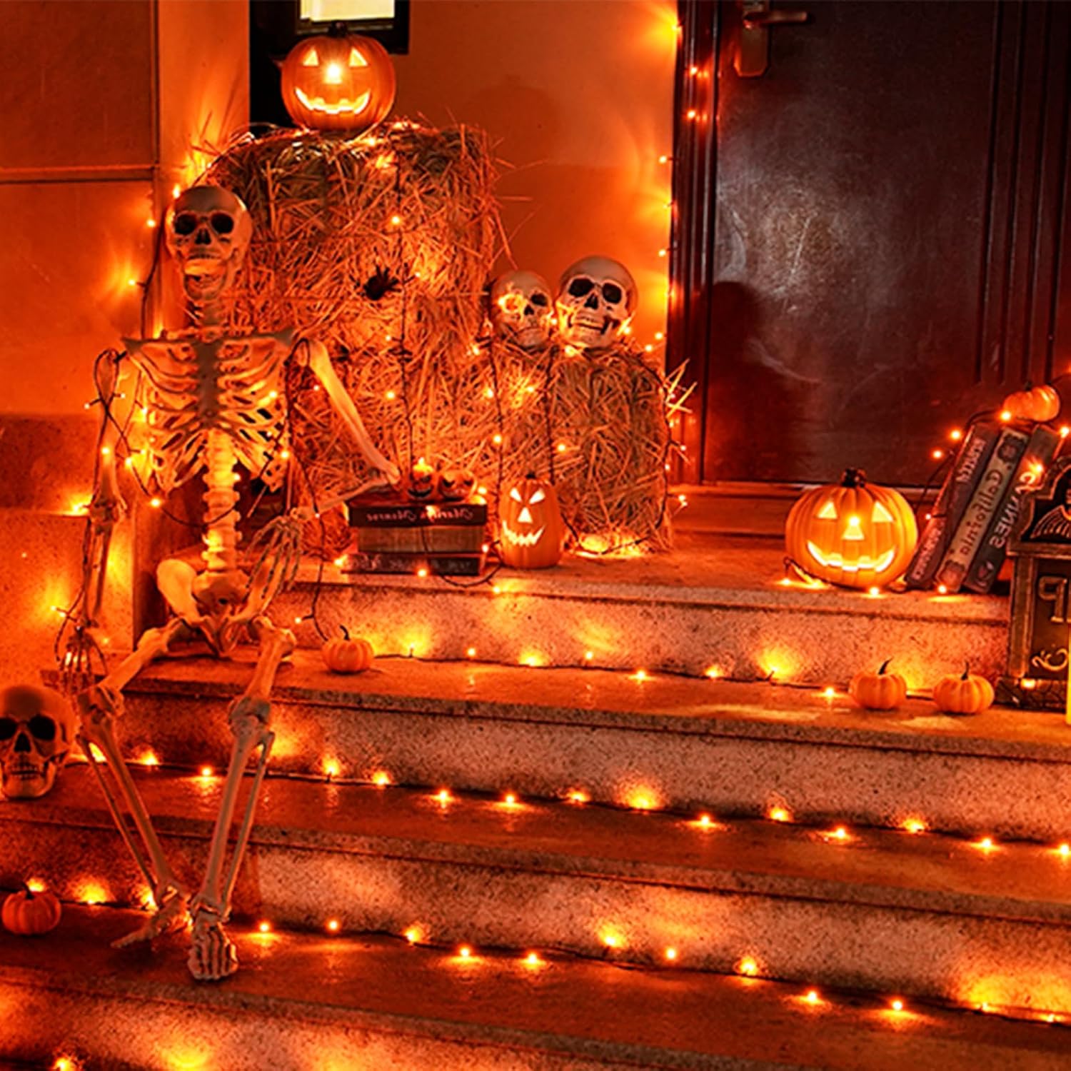 Thumbnail 3 de ILLUMINEW Orange String Lights, 150 Bulbs