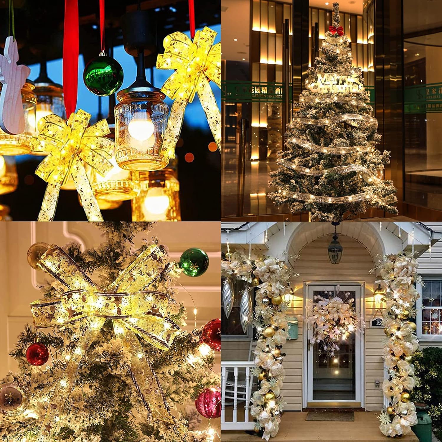 Detalle 2 de Christmas ribbon lights, 12 m