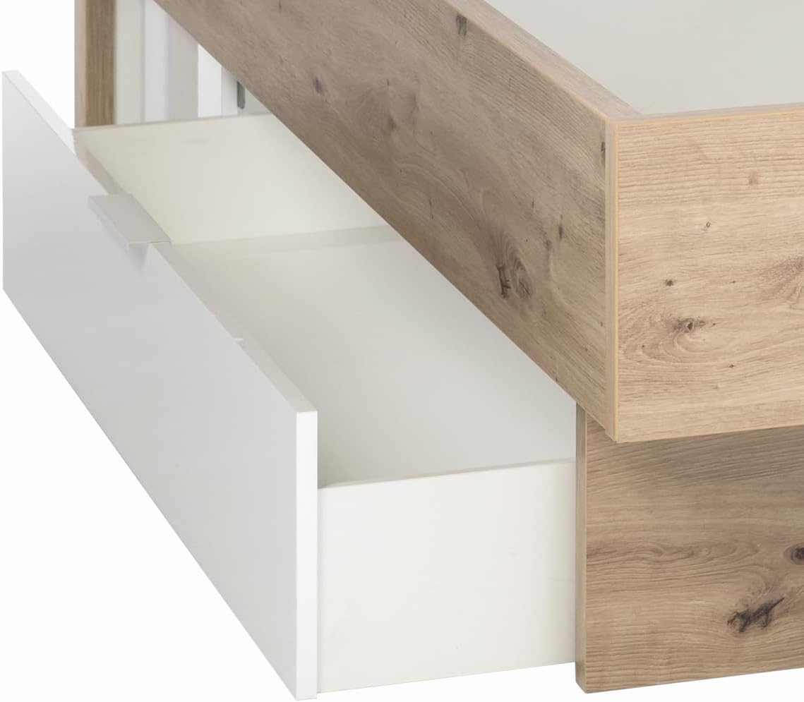 Detalle de Composad Cassettone per Letto MUNDI LT0360-LT0361-LT0778 — 180x32x60 cm, Bianco Laccato