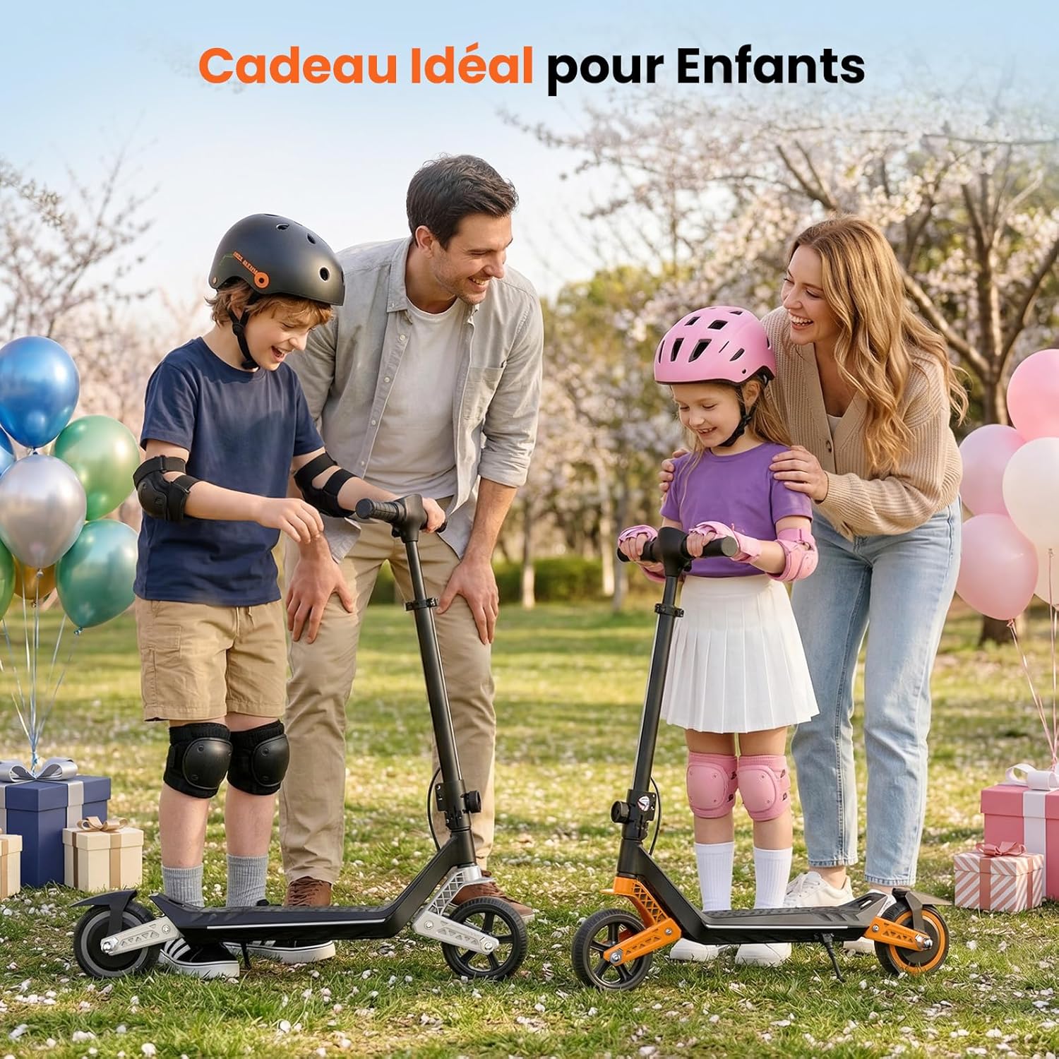 Thumbnail 6 de Trottinette Électrique Enfant K6,6-12 Ans – Pliable, Suspension Double et 3 Vitesses