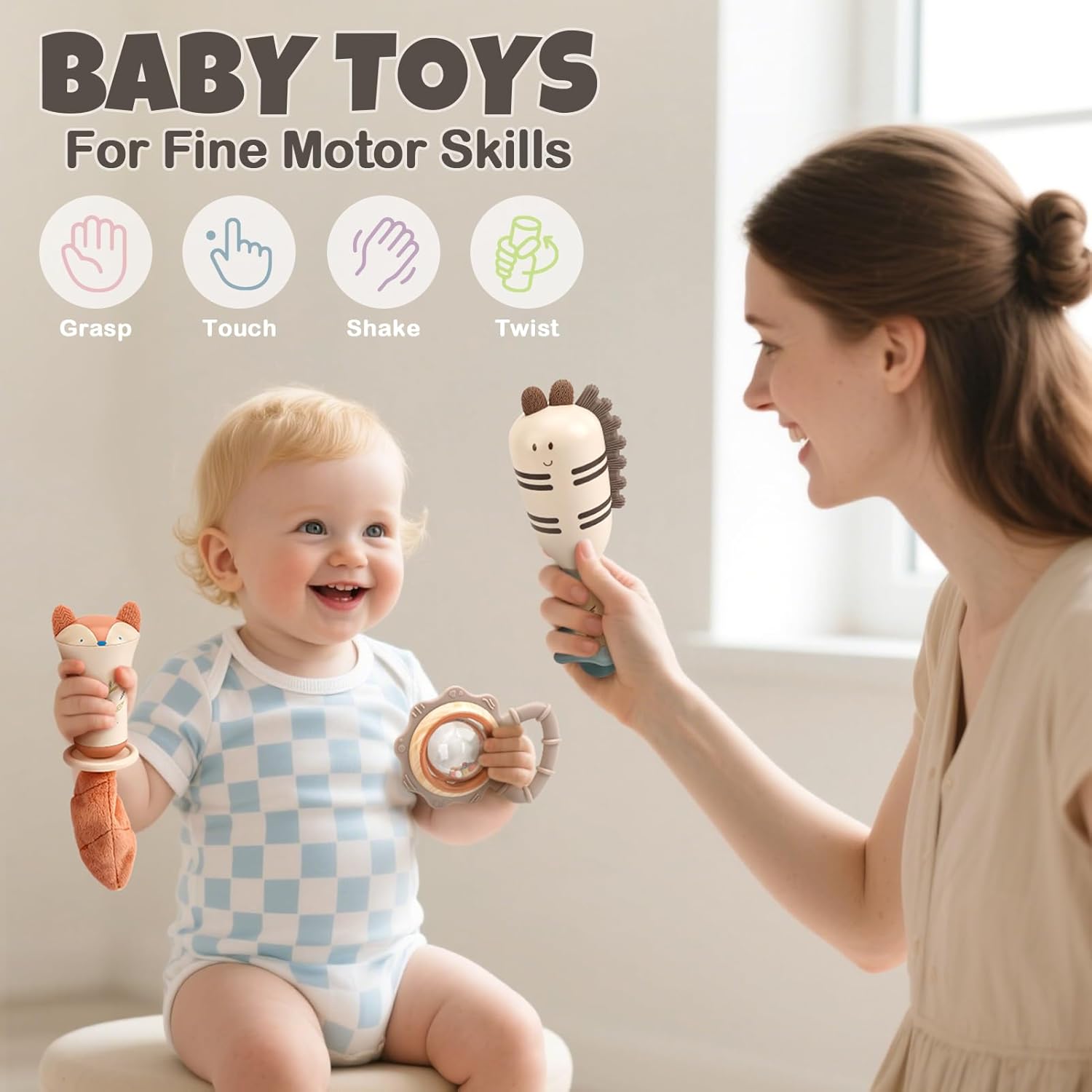Thumbnail 6 de Baby Rattles & Teethers 10-Pack