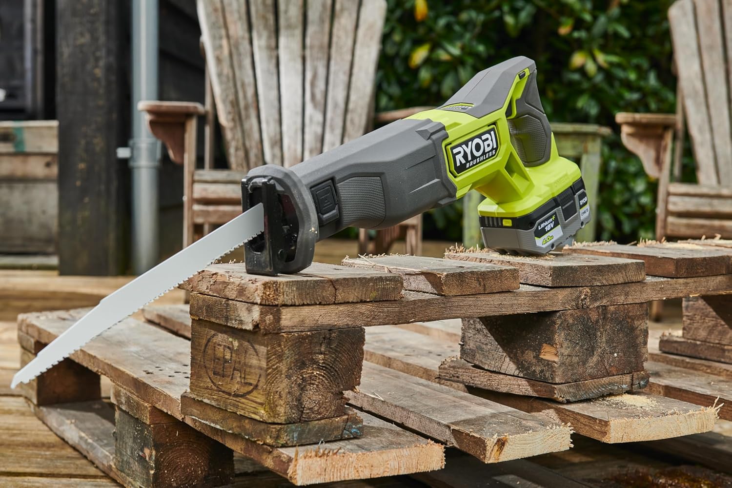 Detalle 2 de Ryobi RRS18BL-0 18V brushless reciprocating saw