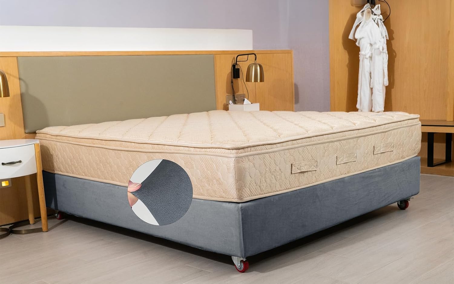 Thumbnail 6 de DUJUIKE Cubre Somier Elástico para Cama Rey